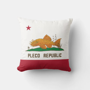Pleco Republic Flag Cushion