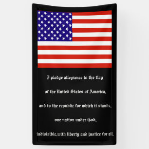 Pledge Of Allegiance Banner