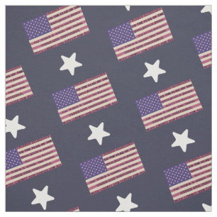 Pledge of Allegiance Flag Fabric