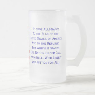 Pledge of Allegiance Flag Mug