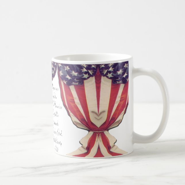 Pledge of Allegiance Flag Mug (Right)