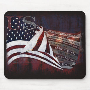 Pledge of Allegiance gifts & Greetings Mouse Mat
