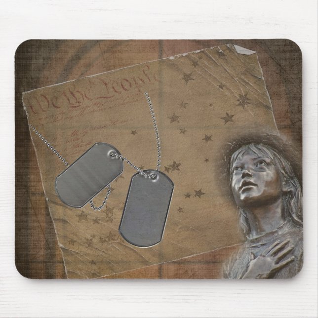 Pledge Of Allegiance Mouse Mat (Front)