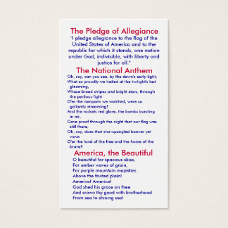 Pledge of Allegiance/National Anthem/America, ...