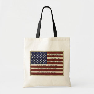Pledge of Allegiance Tote Bag