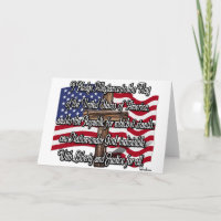 Pledge of Allegiance with US Flag and Cross