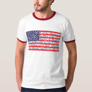 Pledge of Allegience American Flag T-Shirt