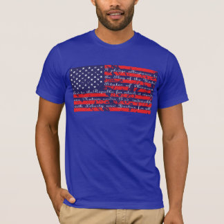 Pledge of Allegience American Flag T-Shirt