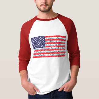 Pledge of Allegience American Flag T-Shirt