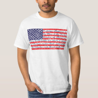 Pledge of Allegience USA Flag T-Shirt