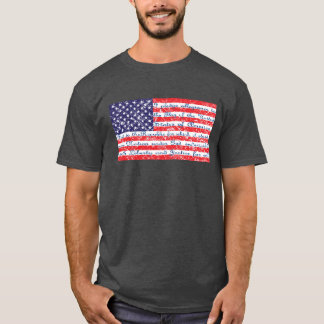 Pledge of Allegience USA Flag T-Shirt