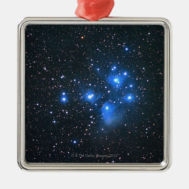 Pleiades 2 metal tree decoration (Front)