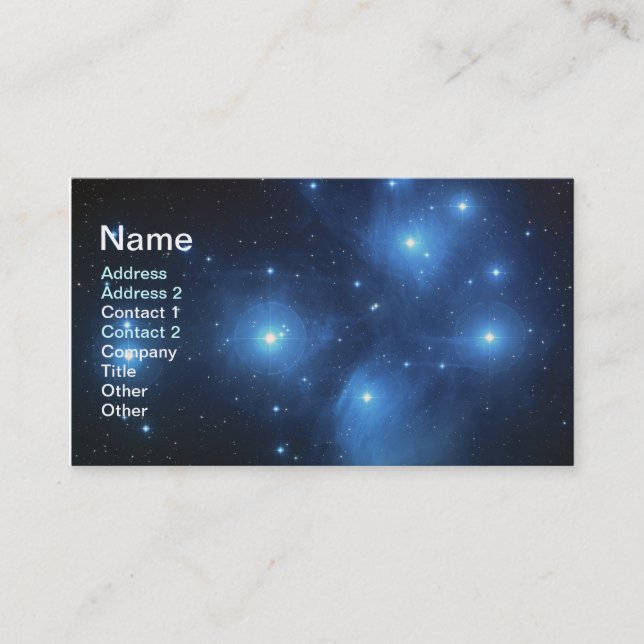 Pleiades Business Card (Front)
