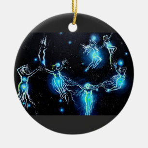 Pleiades Ceramic Tree Decoration