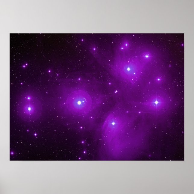 Pleiades in Purple Poster (Front)