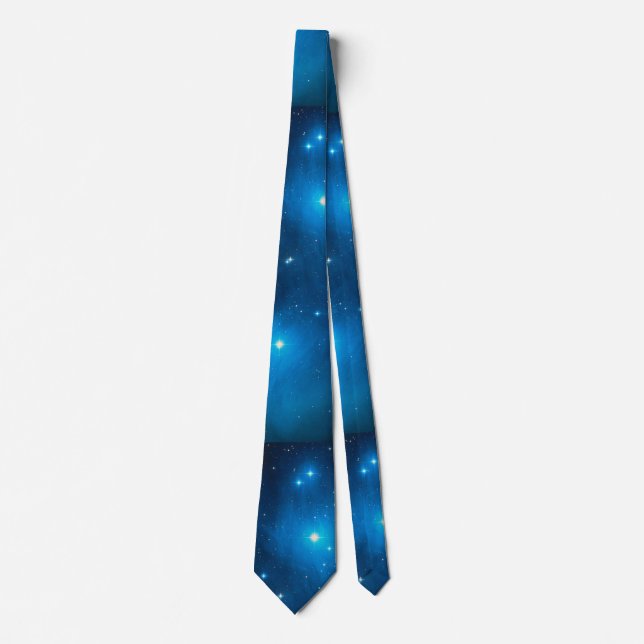 Pleiades Open Star Cluster Tie (Front)
