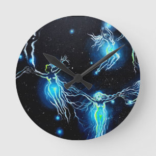 Pleiades Round Clock