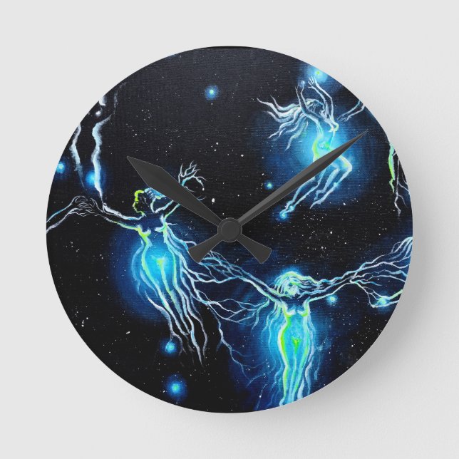 Pleiades Round Clock (Front)