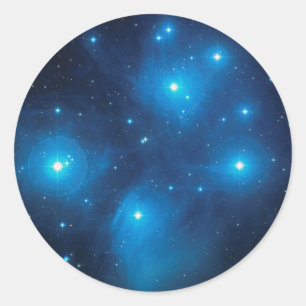 Pleiades Round Sticker