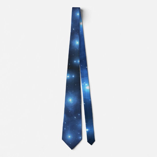 Pleiades Seven Sisters stars NASA Hubble photo Tie (Front)