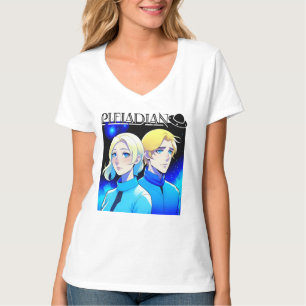 Pleiadian Alien Race and UFO T-Shirt