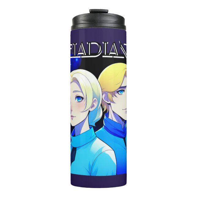 Pleiadian Alien Race and UFO Thermal Tumbler (Front)