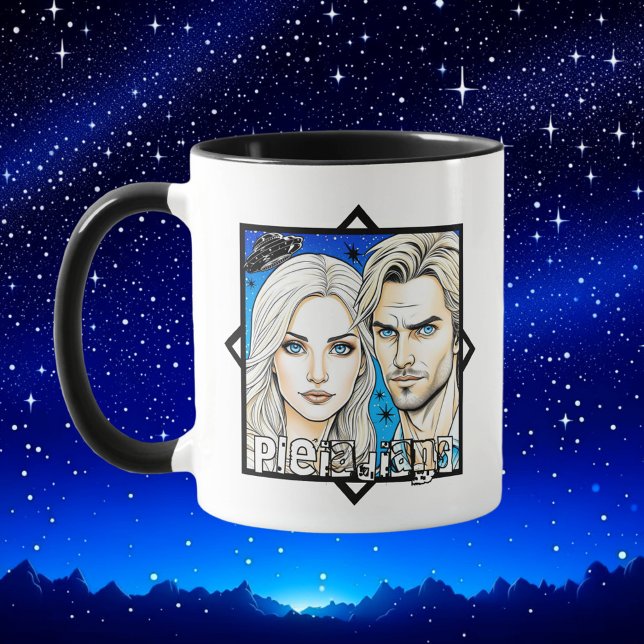 Pleiadian Extra Terrestrials and UFO Mug (Creator Uploaded)