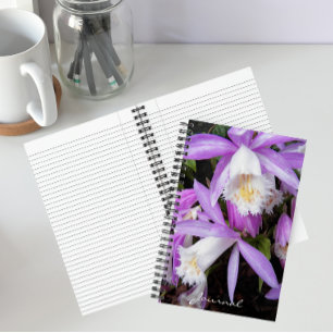 Pleione Windowsill Orchids Floral Notebook