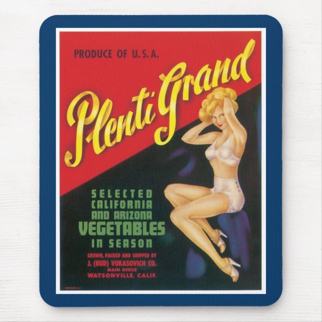 Plenti Grand Mouse Mat (Front)