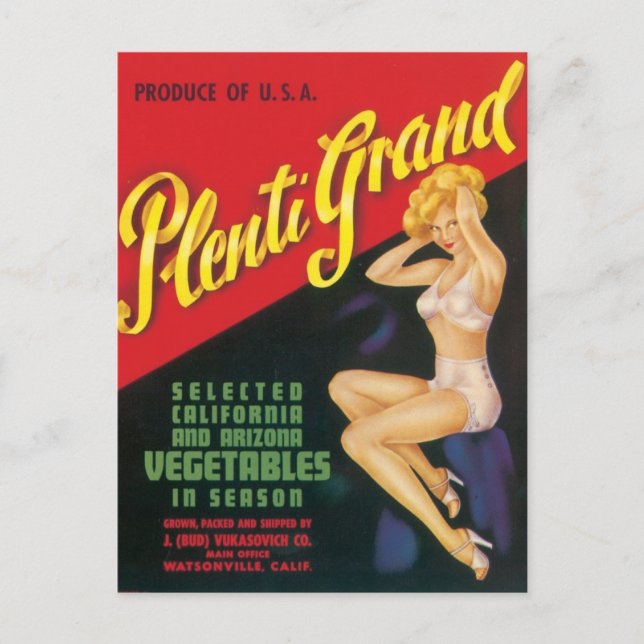 Plenti Grand Postcard (Front)
