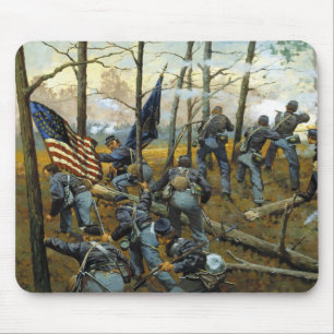 Plenty of Fighting Today by Keith Rocco Mouse Mat