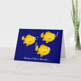 Plenty of fish in the sea, Plenty of fish in th... Holiday Card