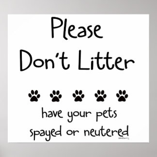Plese Don&apos;t Litter 2 Poster