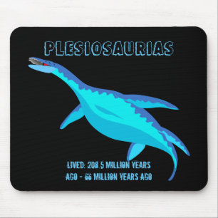 Plesiosaurus Dinosaur Mouse Mat