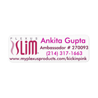 Plexus slim mailing Labels