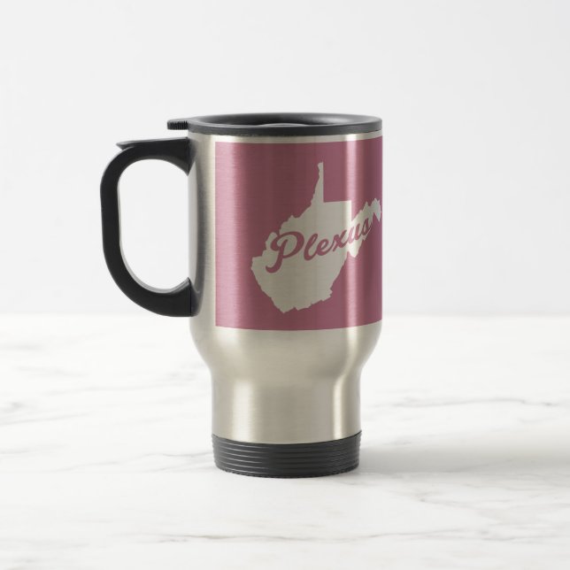 Plexus West Virginia Travel Mug (Left)
