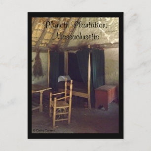 Plimoth Plantation, Massachusetts Postcard