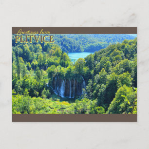 Plitvice Lake Postcard