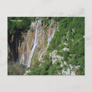 Plitvice Lakes Croatia Holiday Postcard