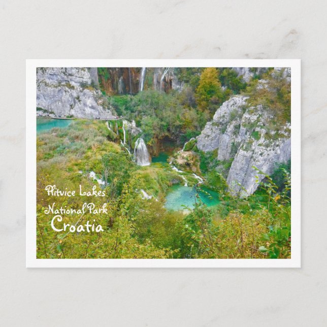 Plitvice Lakes National Park, CROATIA Postcard (Front)