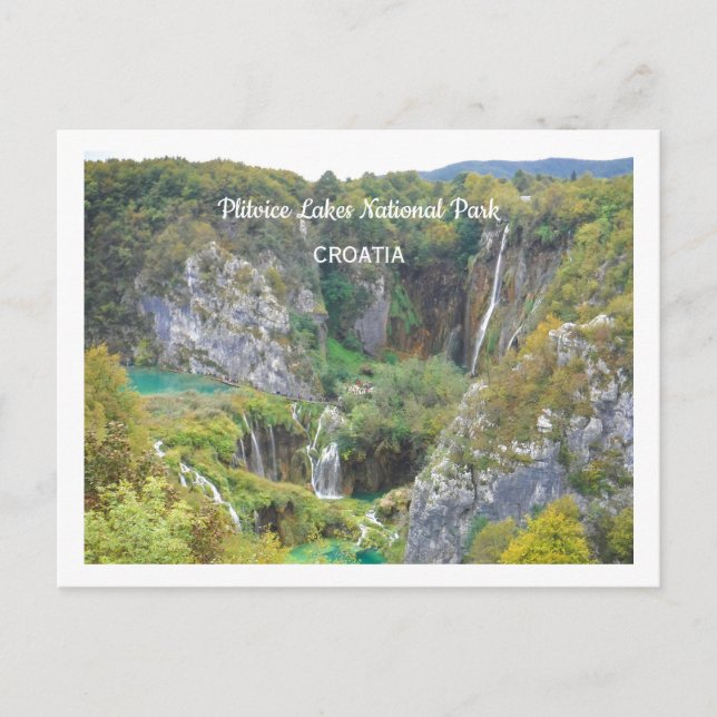 Plitvice Lakes National Park, Croatia Postcard (Front)