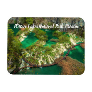 Plitvice Lakes National Park Croatia stylised Magnet