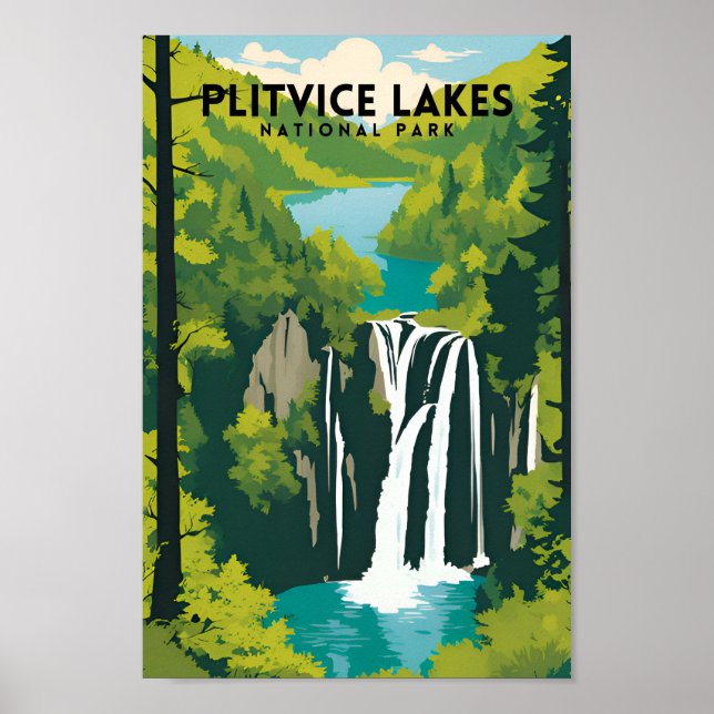 Plitvice Lakes National Park Poster (Front)