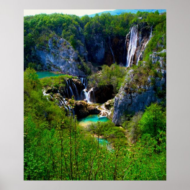 Plitvice Lakes Poster (Front)