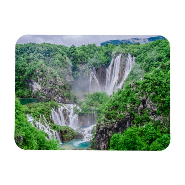 Plitvice lakes waterfall magnet (Horizontal)