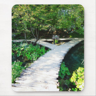 plitvice national park, croatia mouse mat