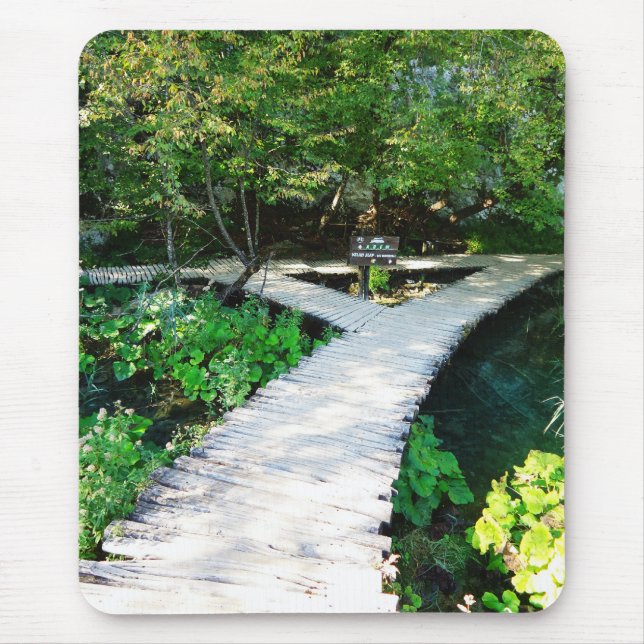 plitvice national park, croatia mouse mat (Front)