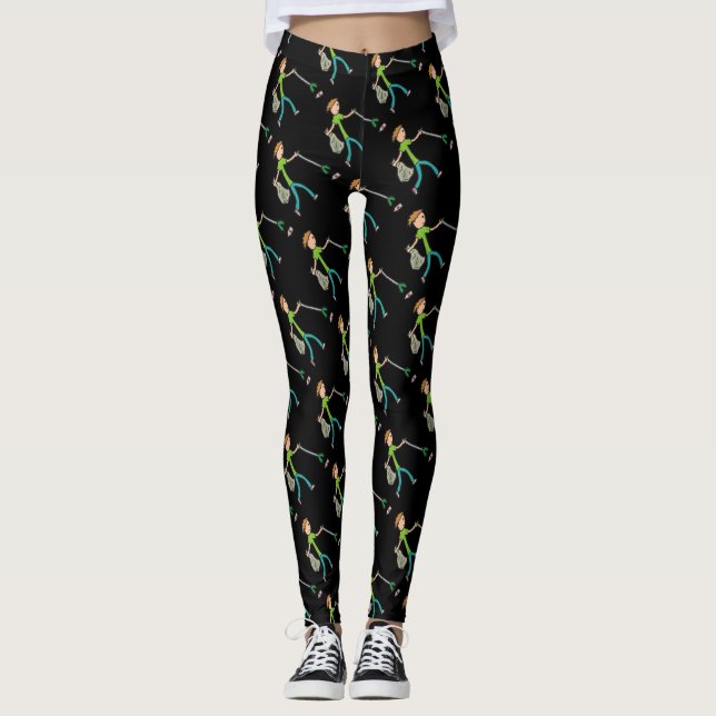 Plogging and Litter Picking Leggings (Front)