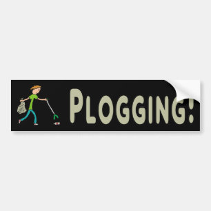 Plogging Bumper Sticker