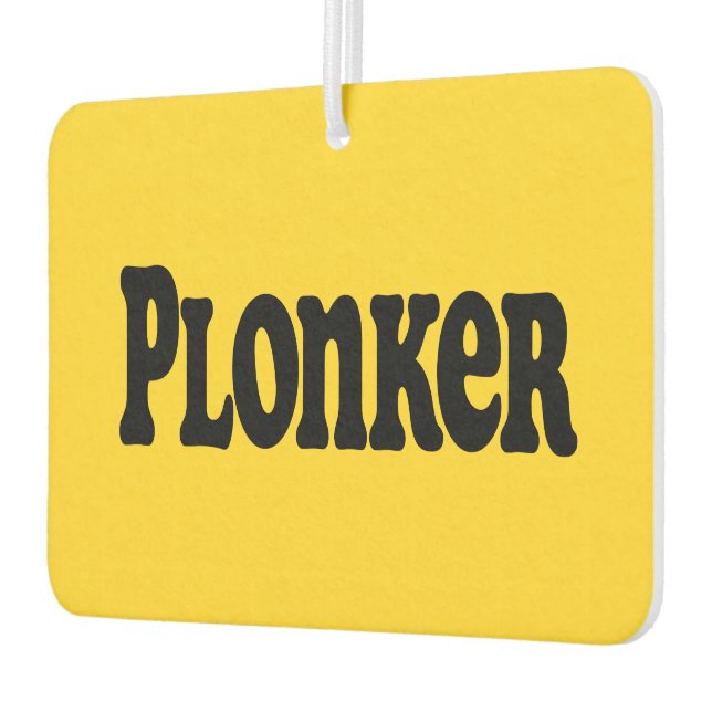 Plonker Car Air Freshener (Left)